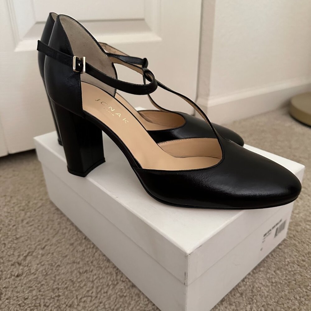 Jonak T-bar shoes with high heel New Sz 41